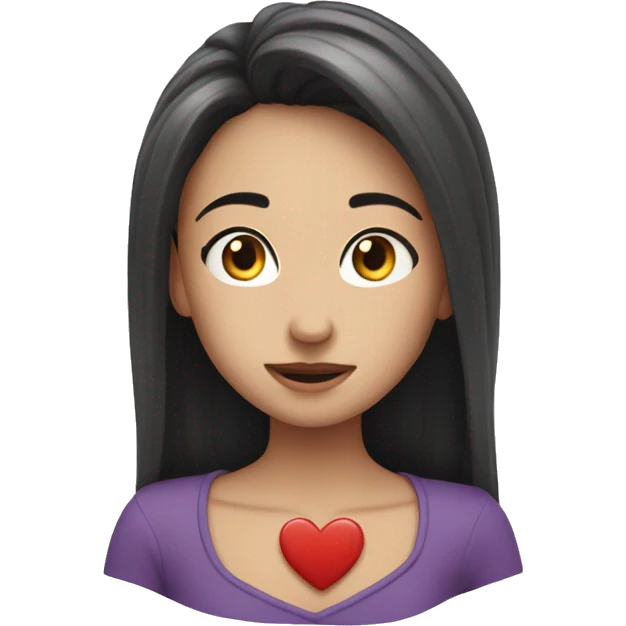 Cuore lilla  emoji