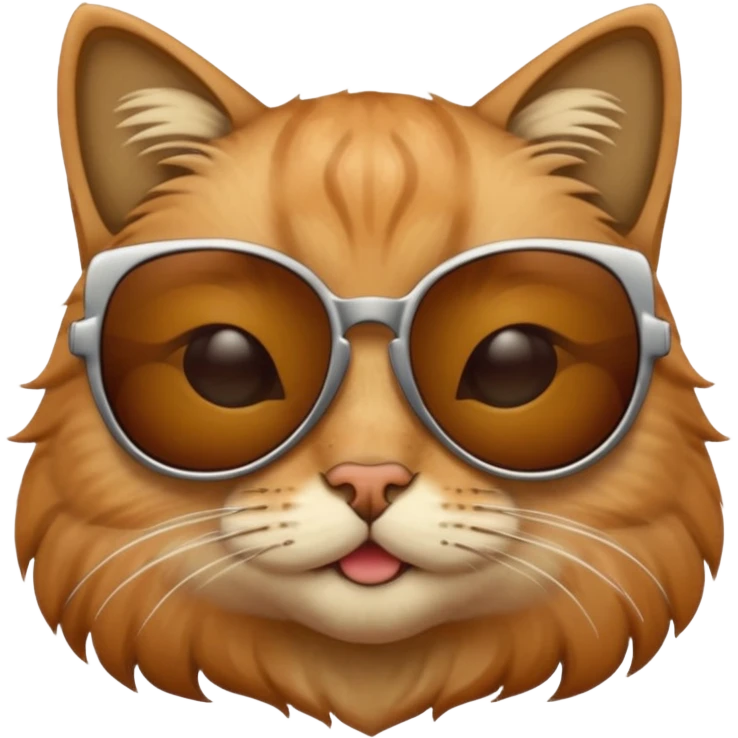 Cat wearing sunglasses emoji