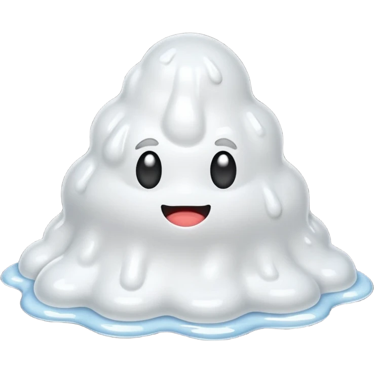 white slime emoji