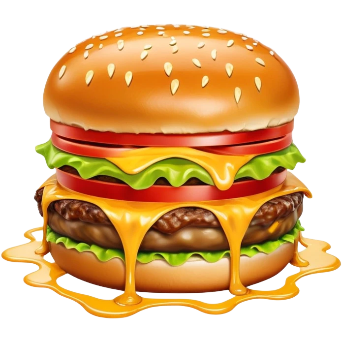 Salvador Dali Melting SPAM slop hamburger emoji