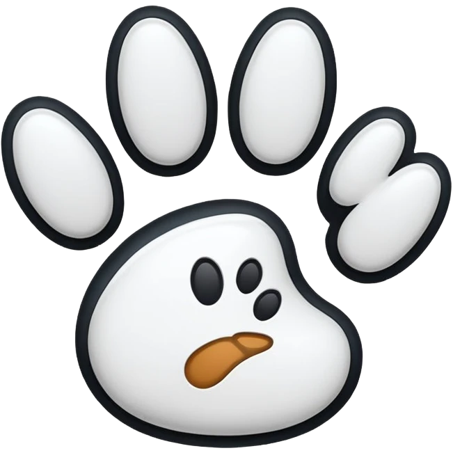 mac os icon paw cat cursor emoji