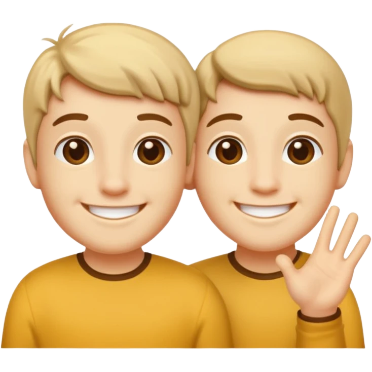 Grok saying hi to Gemini emoji