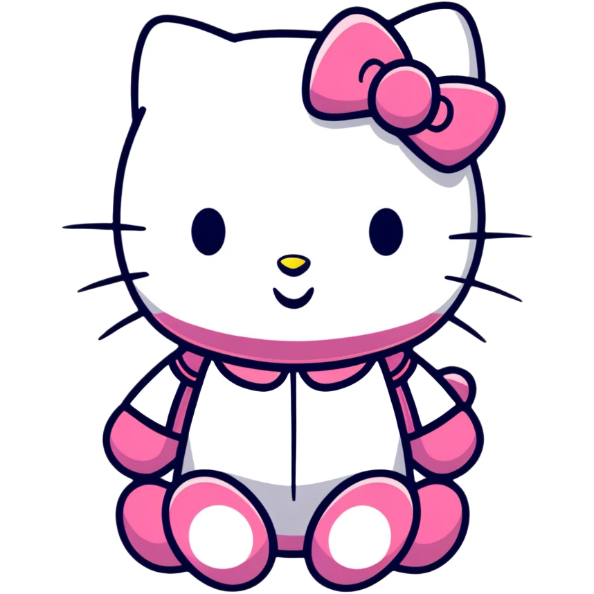 Hello kitty mad emoji