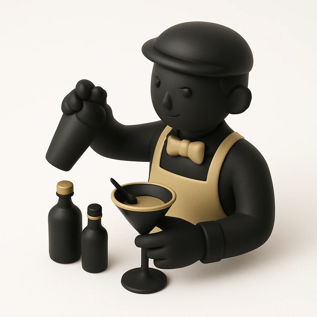 bartender mixing drinks emoji
