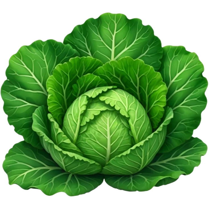 Savoy cabbage emoji