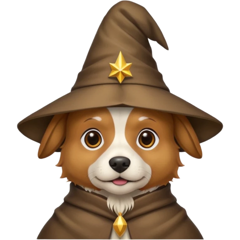 Dog wizard emoji