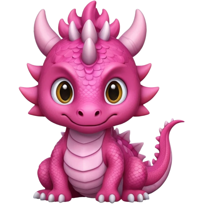 pink cute dragon emoji
