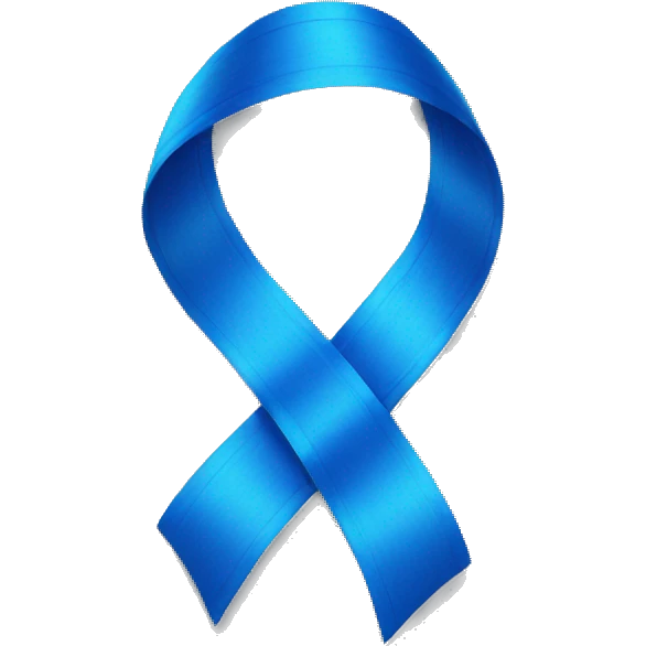 Blue ribbon emoji