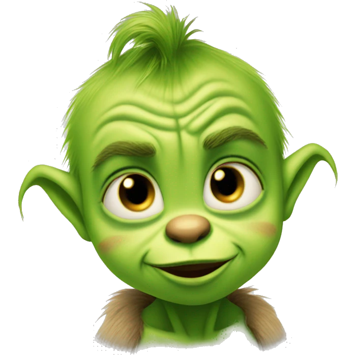 baby grinch cute emoji