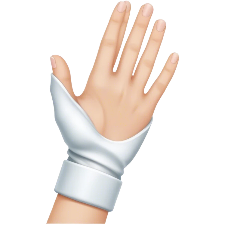 Wrist in cast emoji