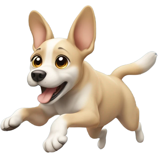 Flying dog  emoji