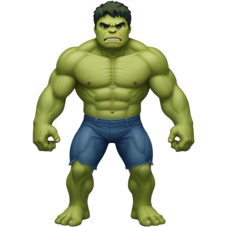 Hulk full body emoji
