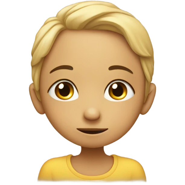 a child have a wish emoji