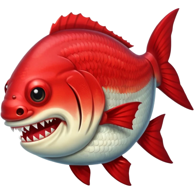 emoji red piranhas emoji
