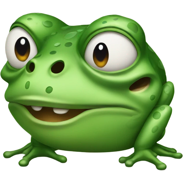 Angry frog emoji