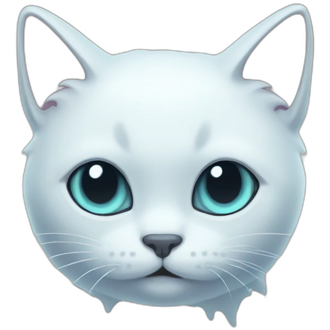 ghost cat emoji