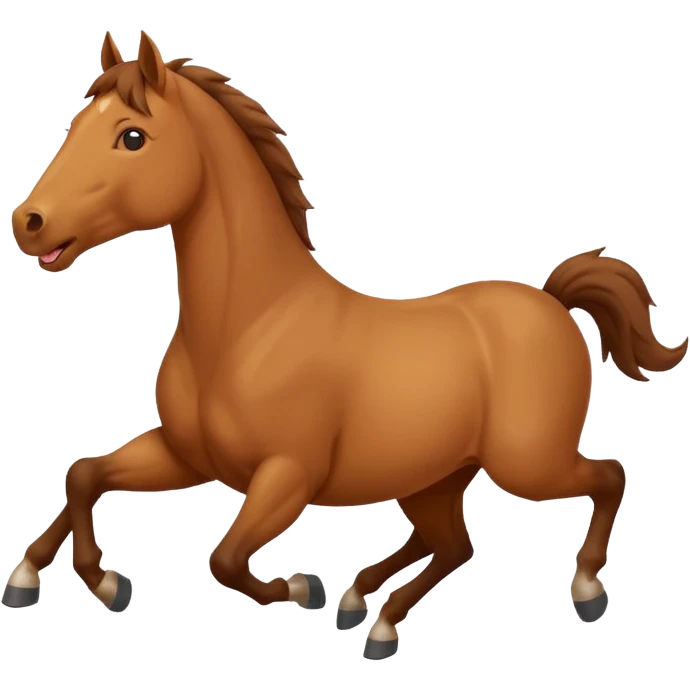 Rolling on the Floor Laughing horse emoji