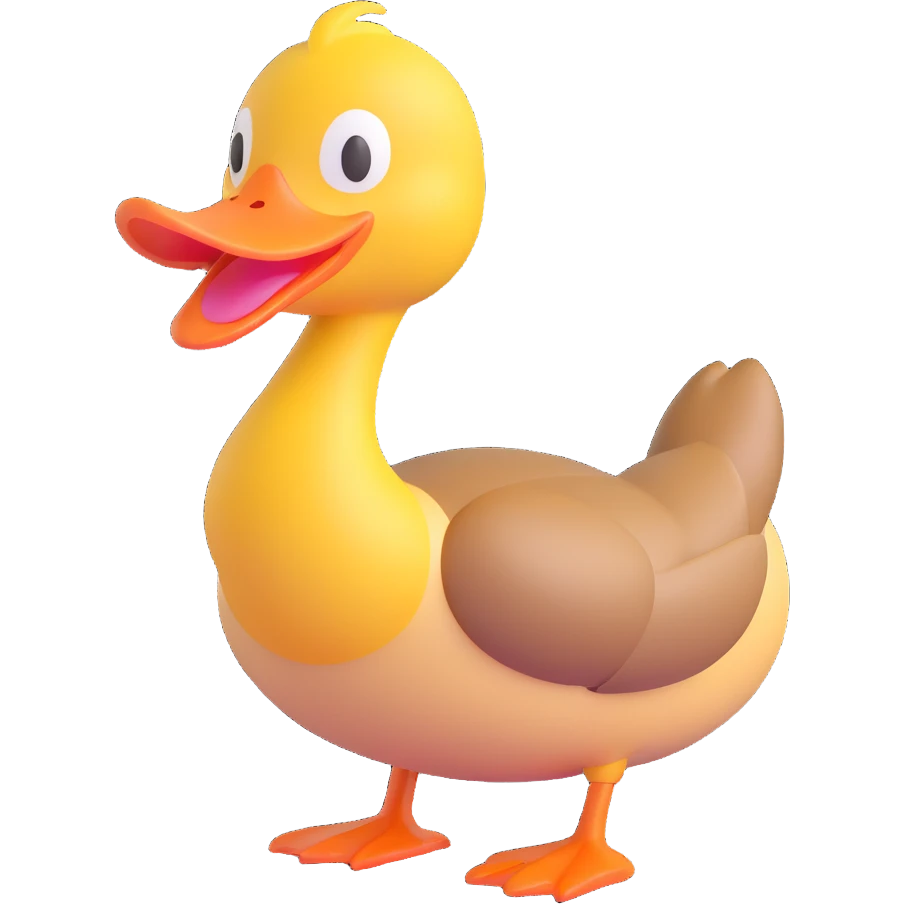 laughing duck emoji