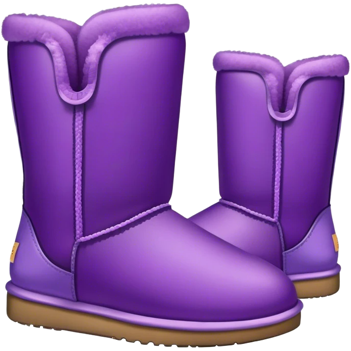 Purple uggs emoji