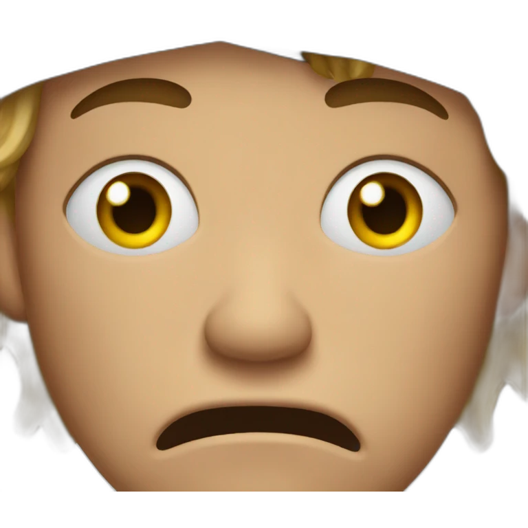 a pirate man's crying face emoji