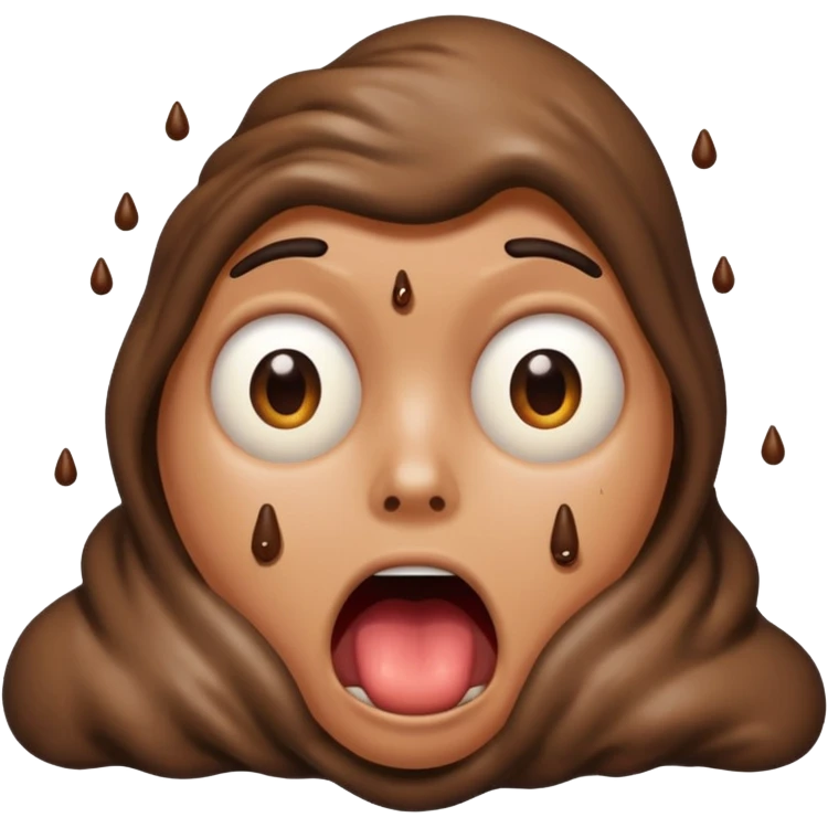 💩+😱 emoji