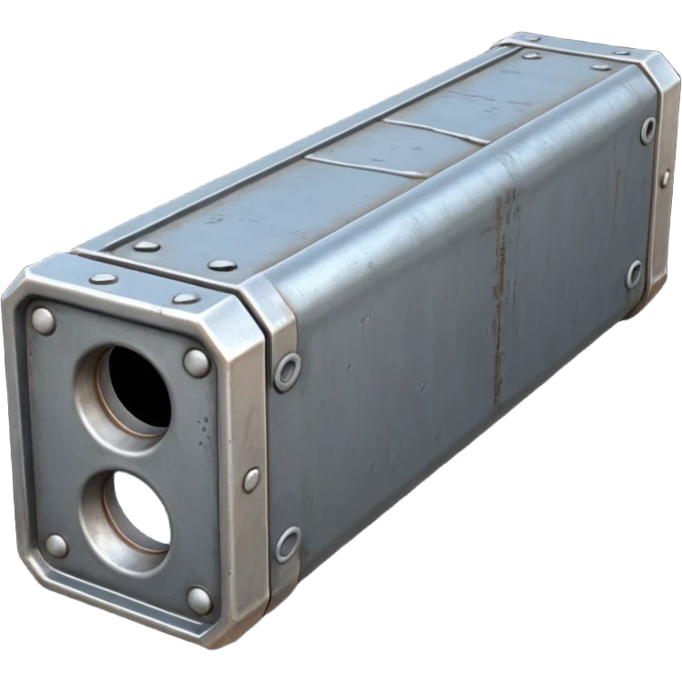 Clean metal beam, unweathered steel, no rust, no damage, sci-fi industrial style, smooth surfaces, high-quality PBR game asset, detailed but clean emoji