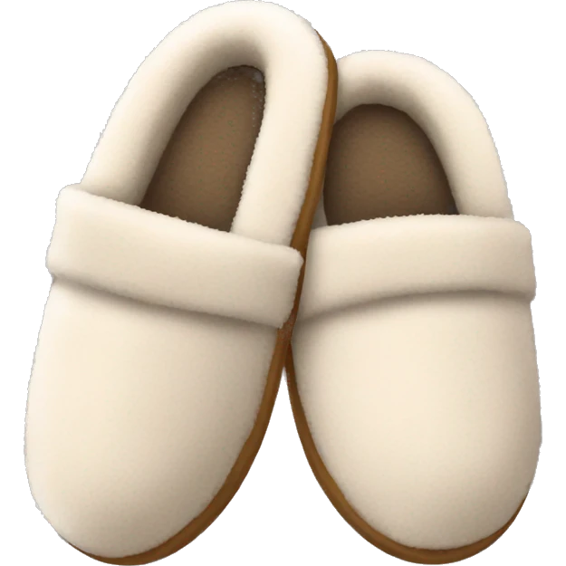 Cozy slippers  emoji