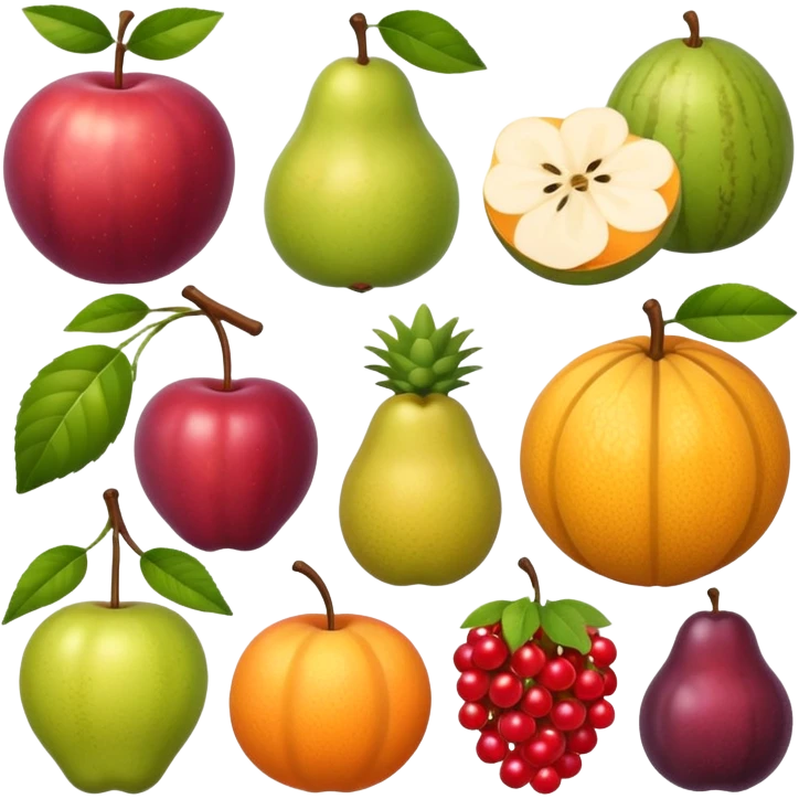 Fruits emoji
