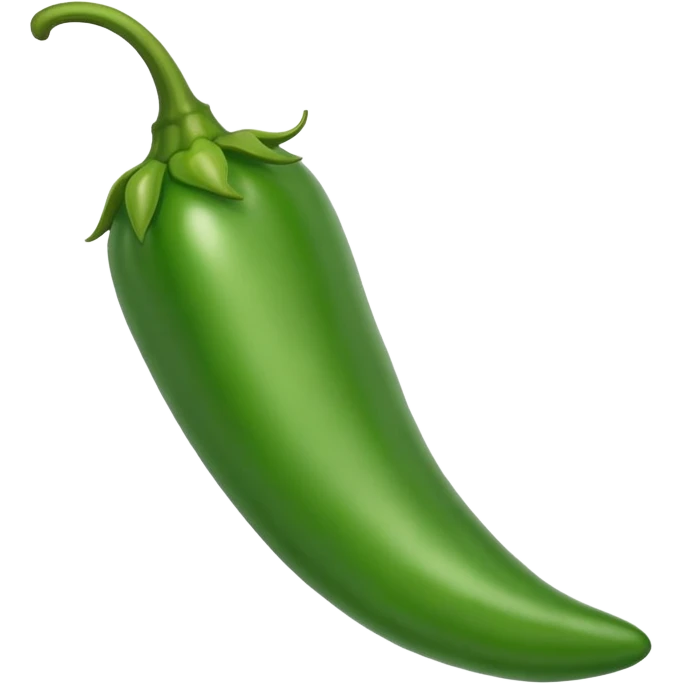 Green chilli emoji emoji