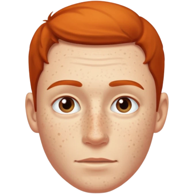 hombre con pecas muy visibles emoji