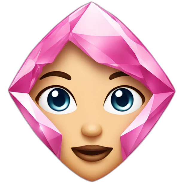 pink diamond emoji