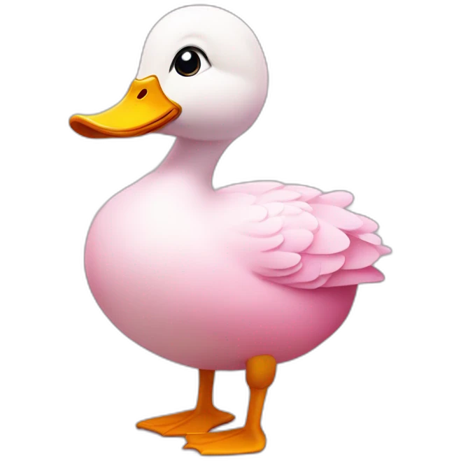 Pinky duck  emoji
