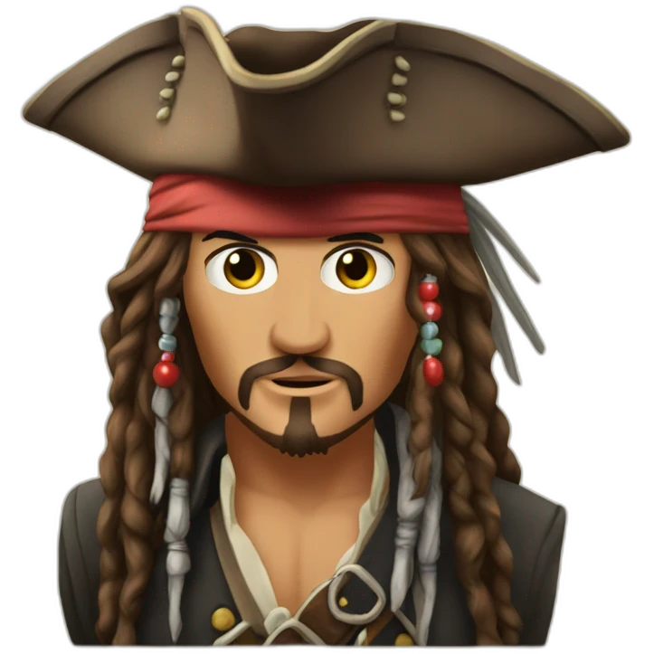 Jack Sparrow captured emoji