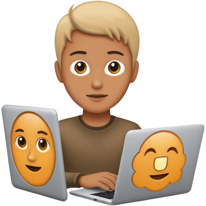 a person using laptop emoji