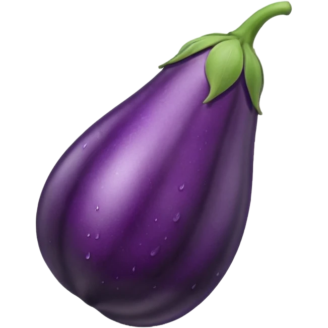 wet eggplant emoji