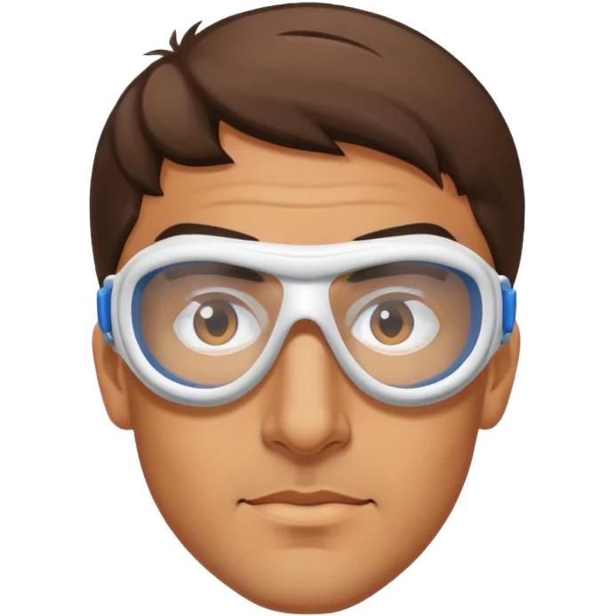  Italian guy wearing sports goggles emoji