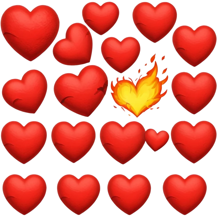 lovebomb, excessive love given, hearts everywhere emoji