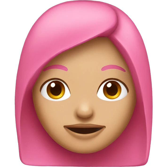 Pink  emoji