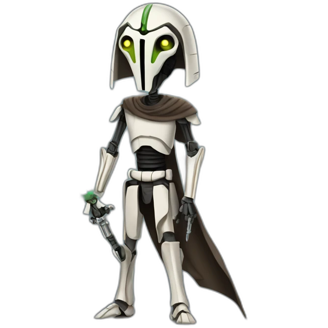 General Grievous with sabers emoji
