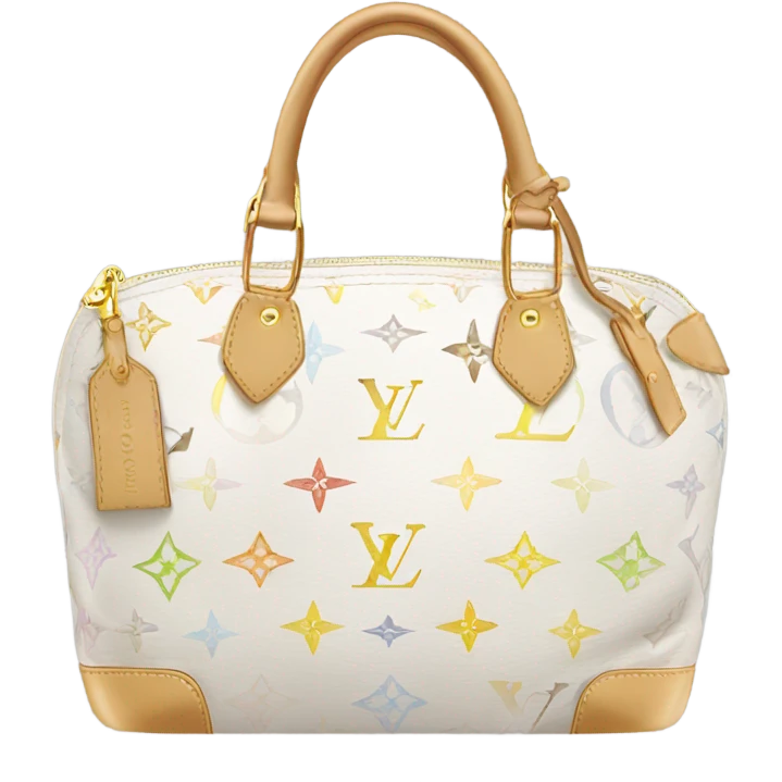 Louis Vuitton white never full  emoji