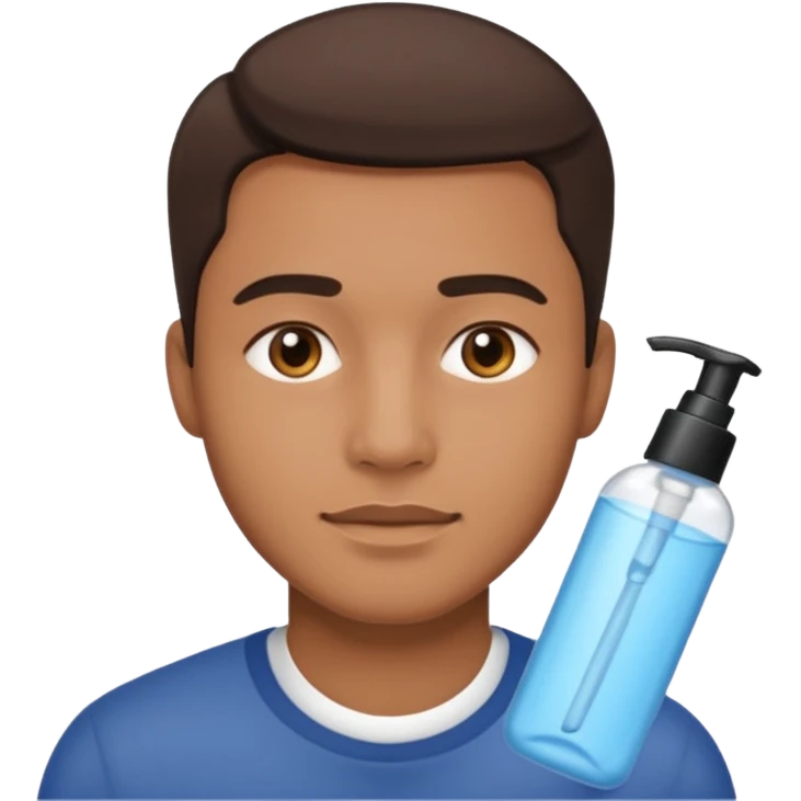 skincare routine man emoji