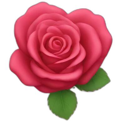 Coeur rose emoji