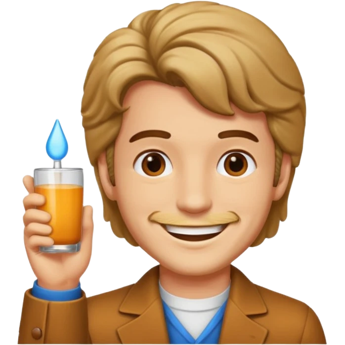 70s 80s men with hair style  emoji