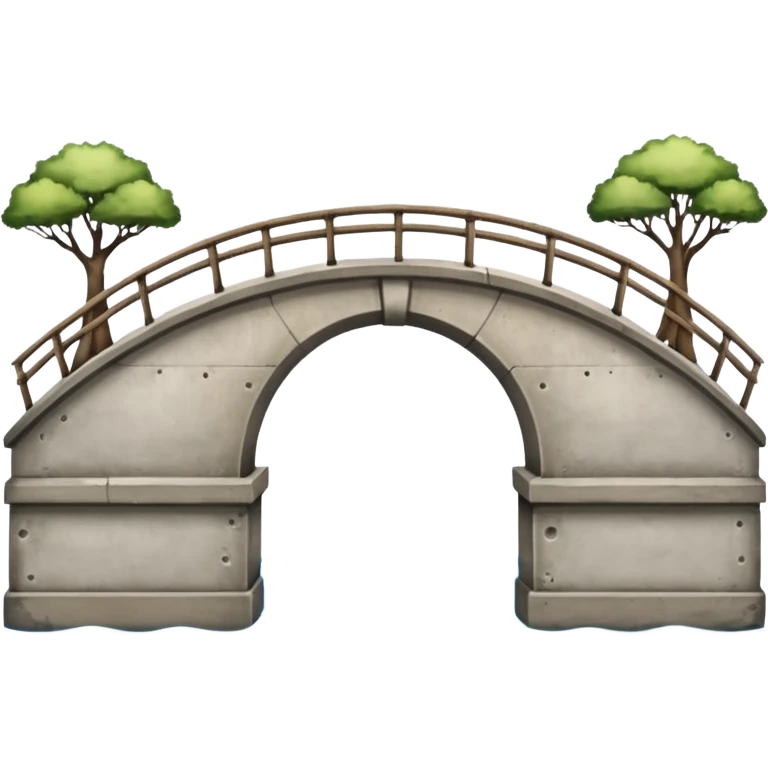 Bridge with two lands  emoji