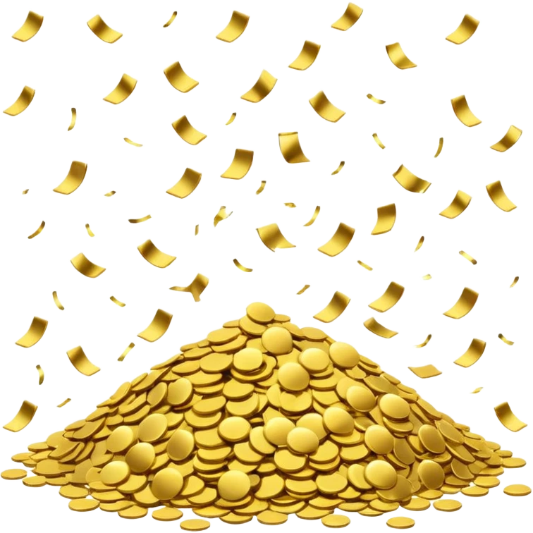 gold confetti emoji