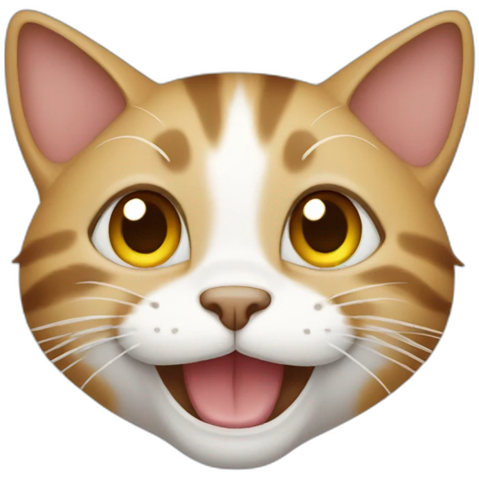 Happy cat emoji