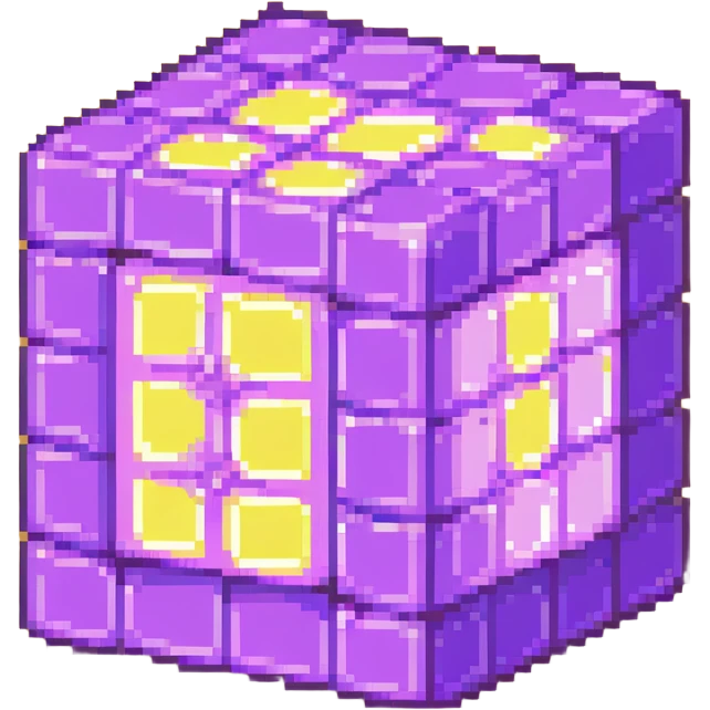 glowing purple block emoji
