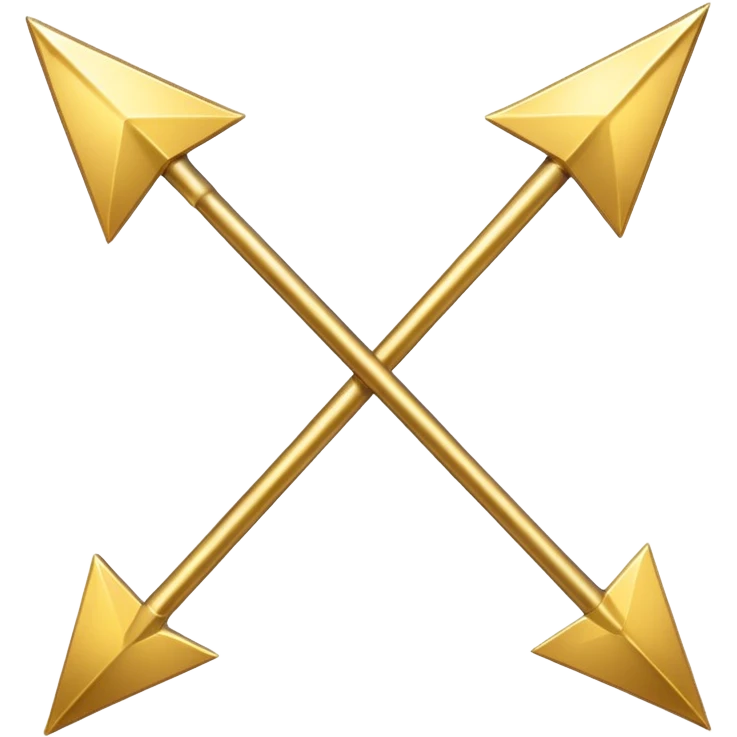 two arrows with stars emoji