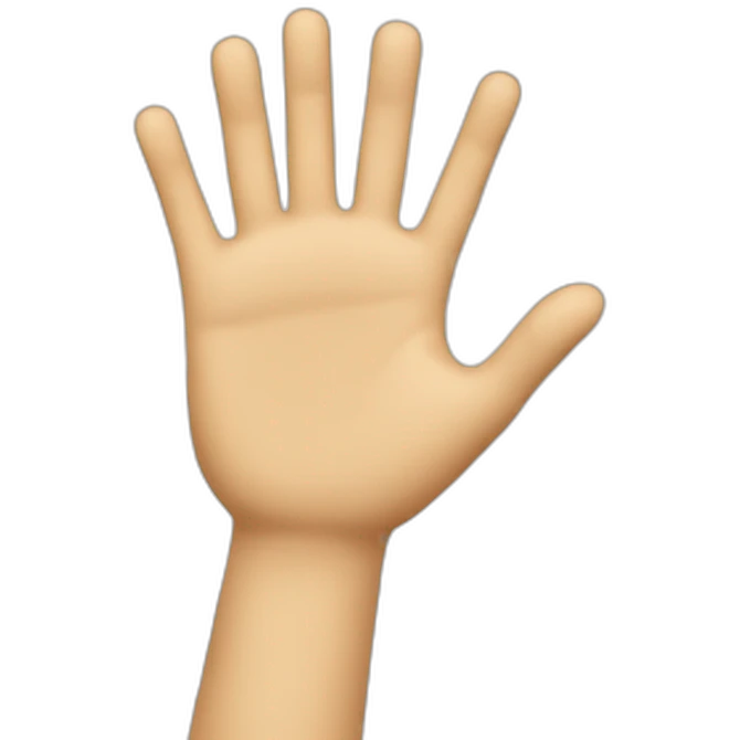 Clap hand emoji
