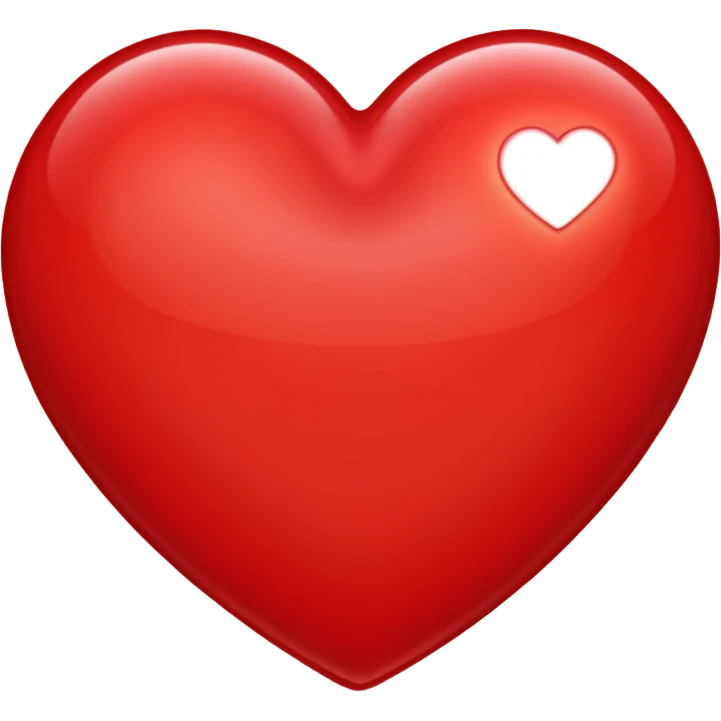 glowing heart emoji